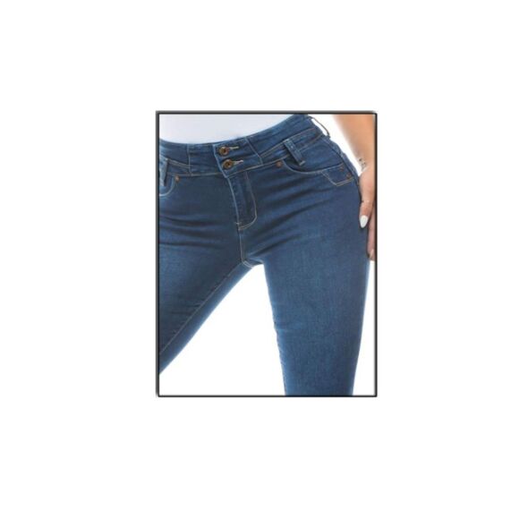 JEANS STRETCH DENIM PUSH UP  SIZE 13 WAIST 30 IN HX777 SZ13, SKINNY 2 BUTTONS - Picture 7 of 9